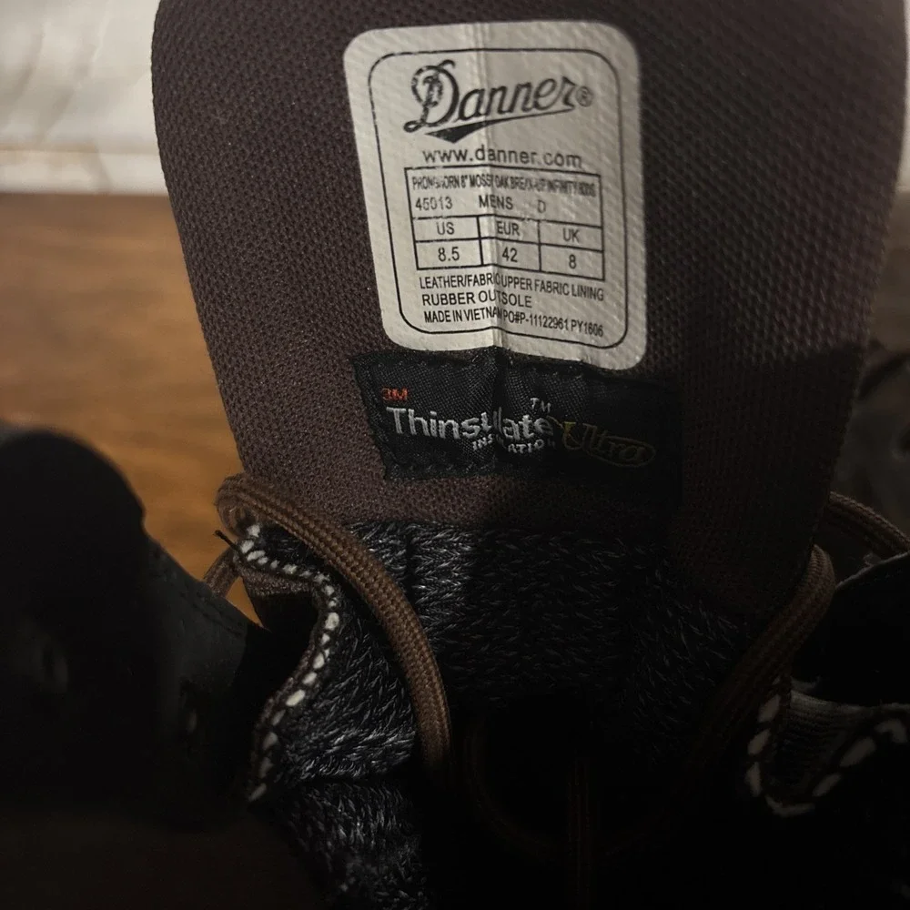 Danner Pronghorn‎ Hunting Boots Sz Men's 8.5 Mossy Oak 800g